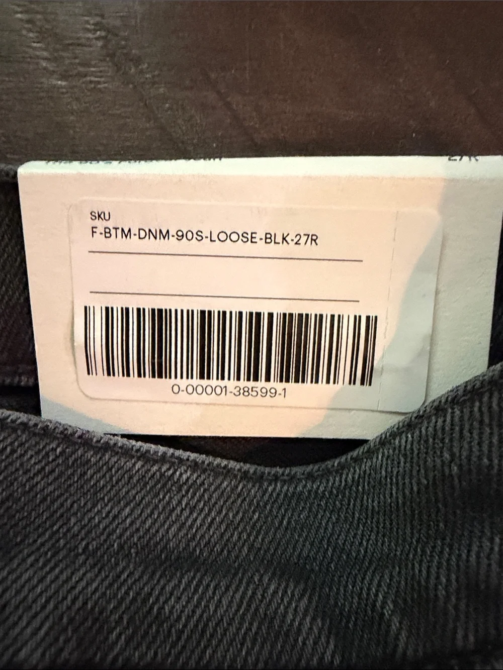 Everlane The ’90s Forever Jean Black High Rise Straight Leg 27 NWT - Picture 7 of 13